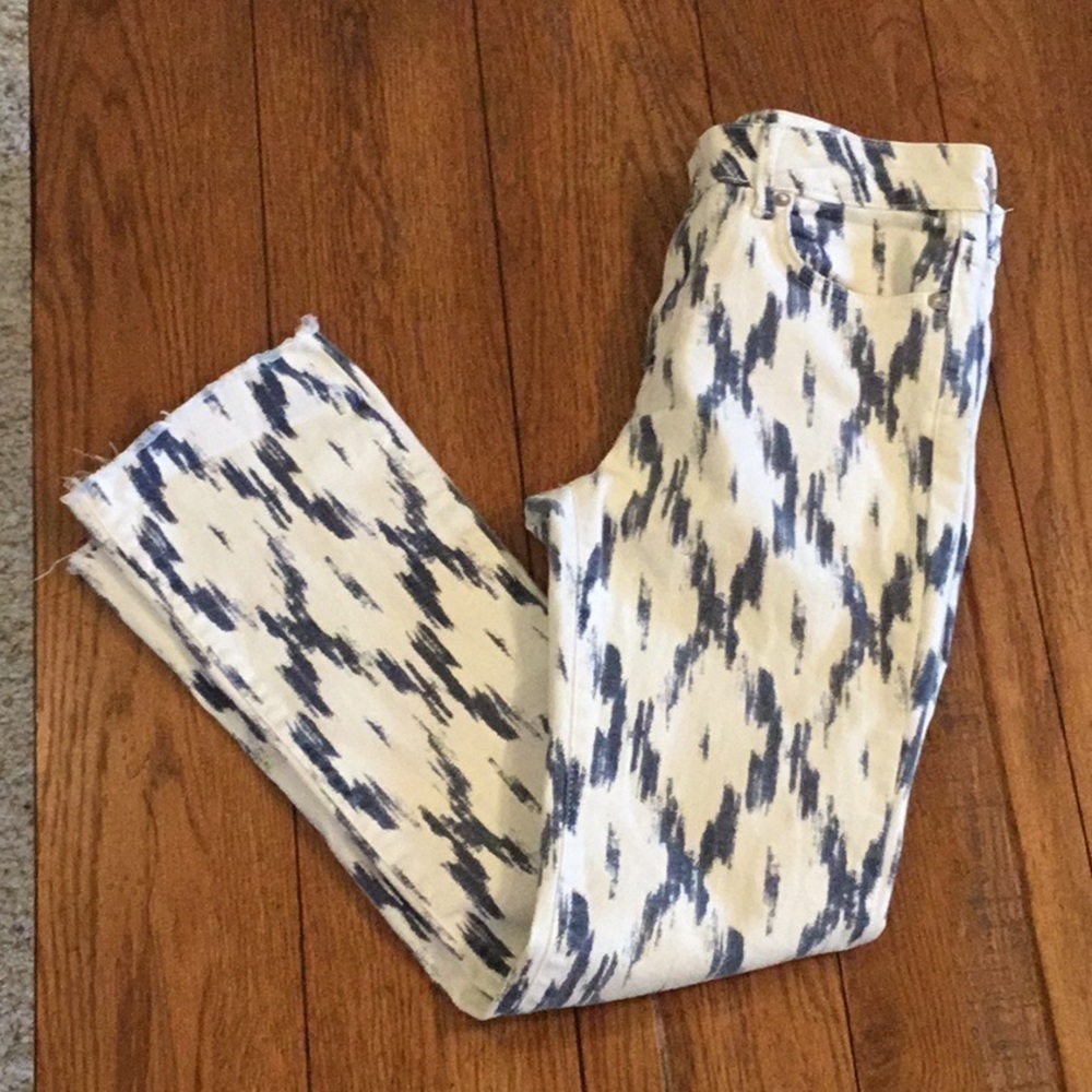 Free People Indigo Skies Cropped Jeans with stretch. Women’s size 26. Inseam 27” - Picture 9 of 16